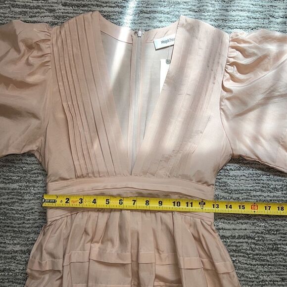 Magali Pascal Ballet Maxi Dress Peony Pink Small Anthropologie - Picture 12 of 15